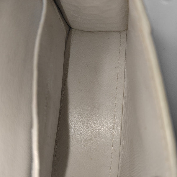 Hourglass Mini Calfskin White