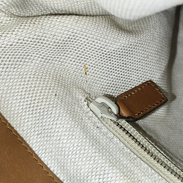 Monogram Canvas Shoulder Bag Brown