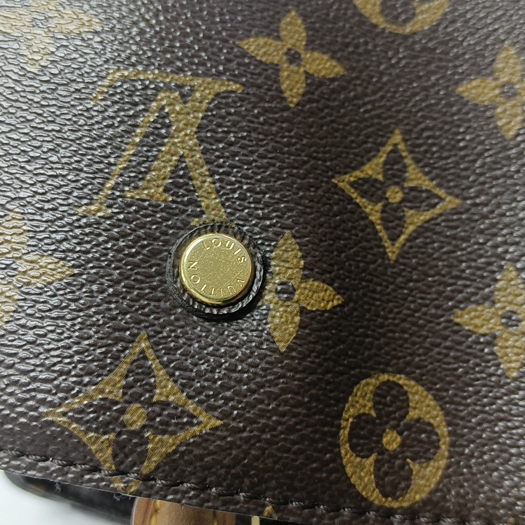 MONTAIGNE Monogram Coated Canvas Brown