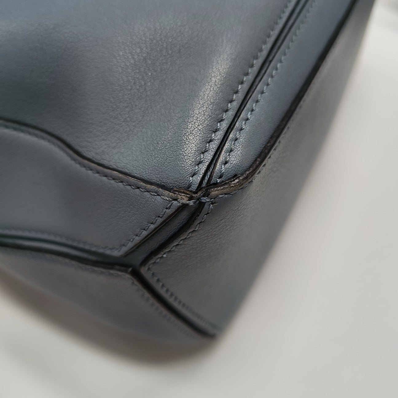 Puzzle Small Calfskin Blue