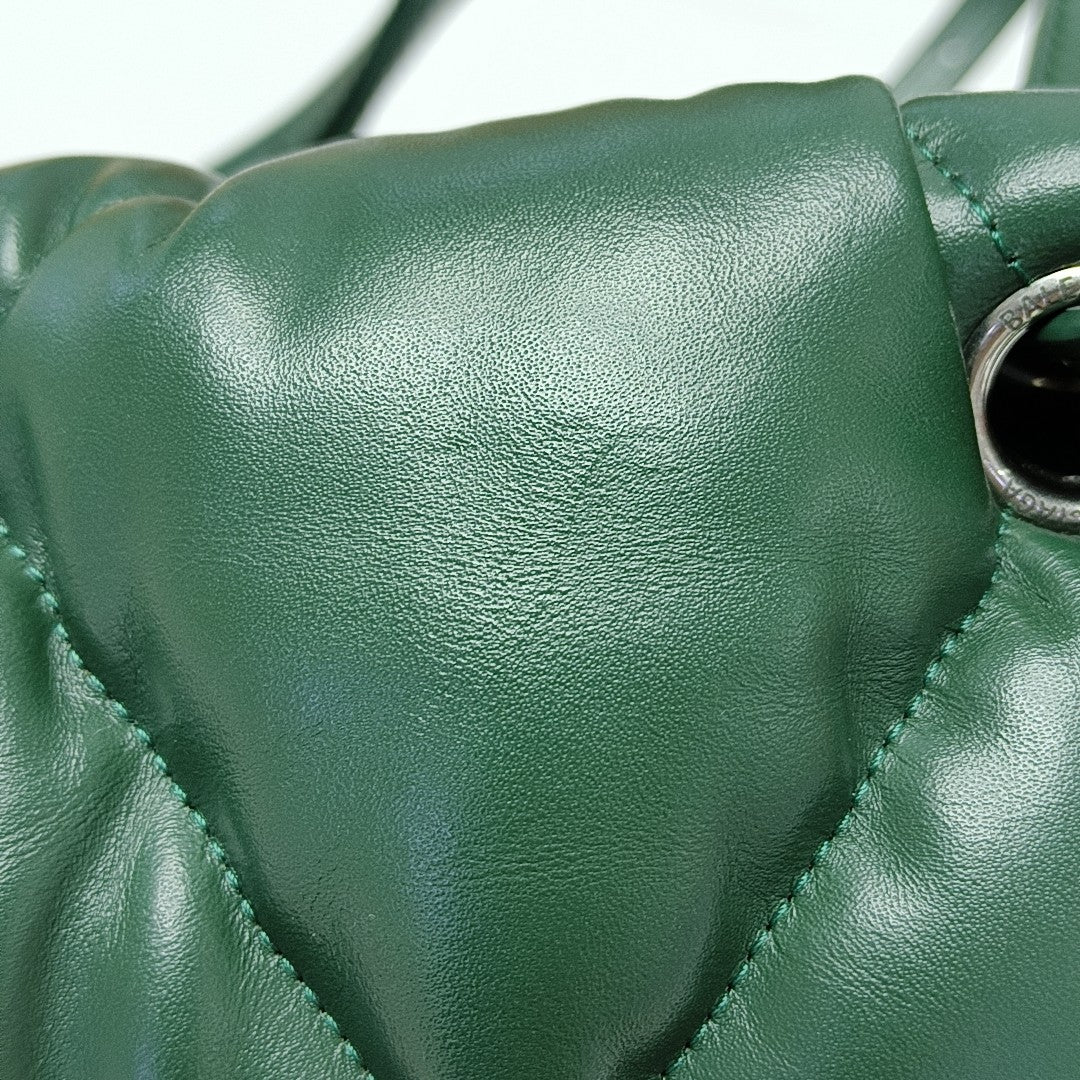 B. Quilted Calfskin Green