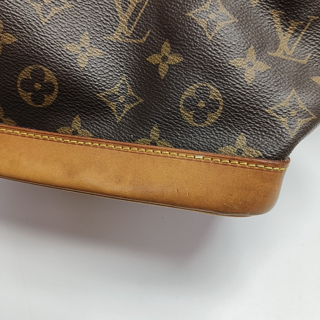 NOÉ BB Monogram Coated Canvas Brown