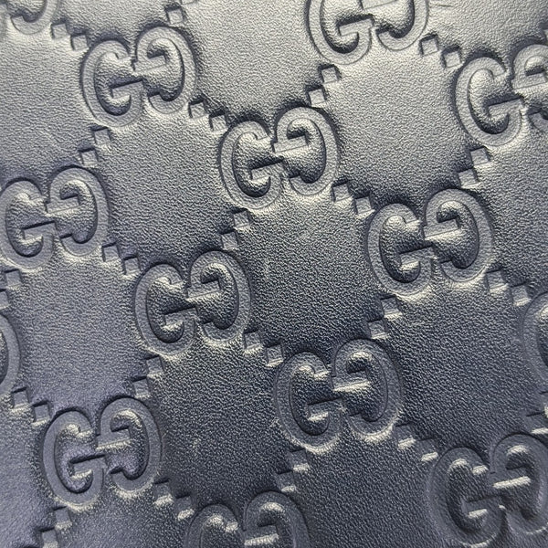 Monogram Calfskin Clutch Blue