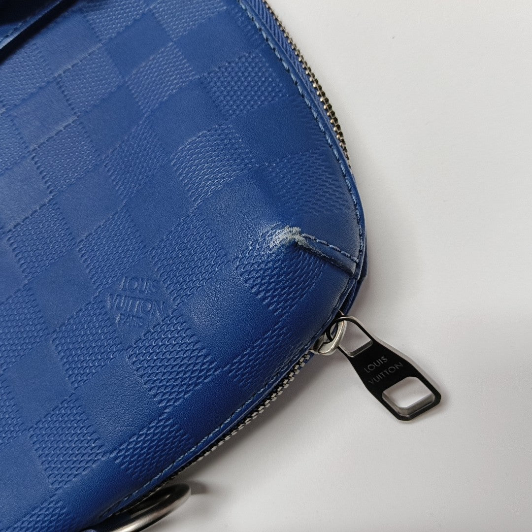 PORTE-DOCUMENTS Damier Calfskin Blue