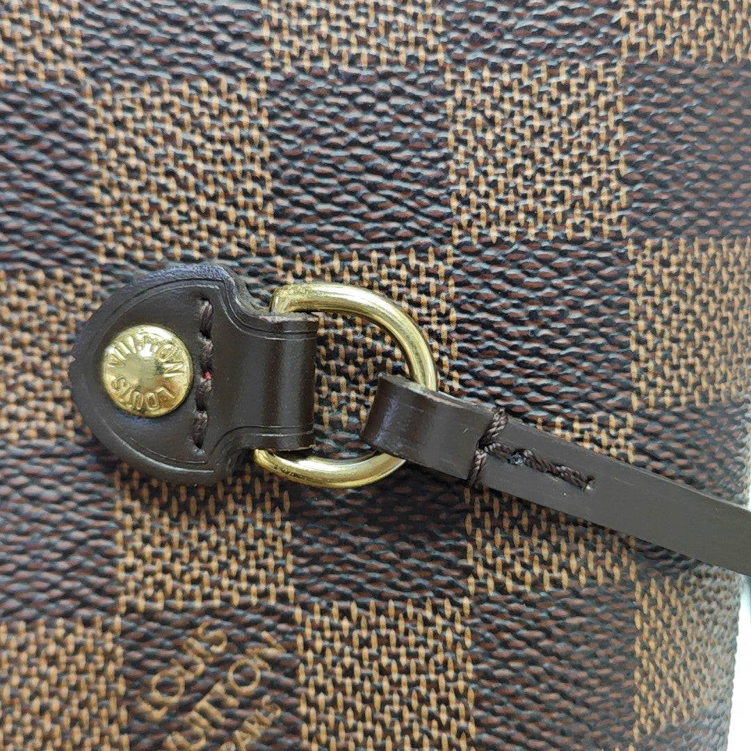 NEVERFULL MM Damier Ebene Coated Canvas Brown