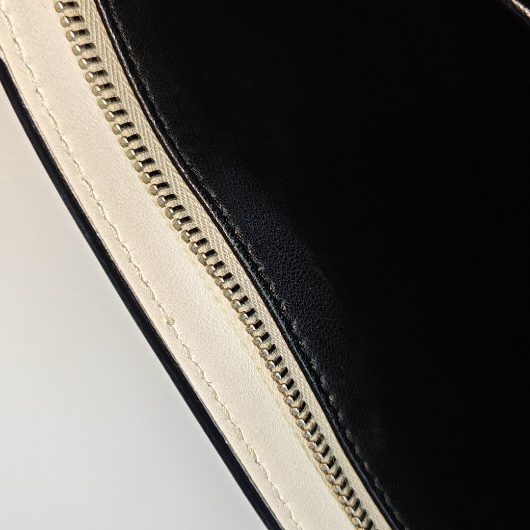 Calfskin Crossbody Bag White