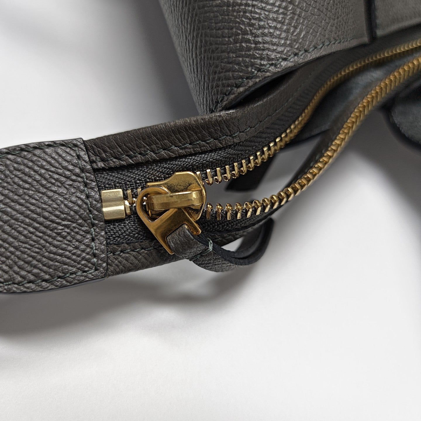 BELT Mini Calfskin Gray