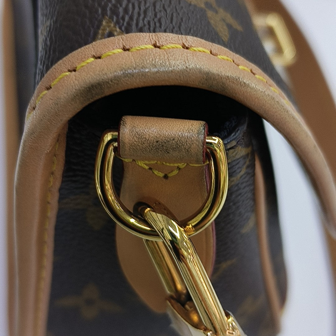 DIANE Monogram Coated Canvas Brown
