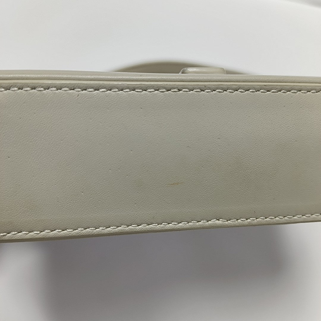 LE 5 À 7 Mini Calfskin White