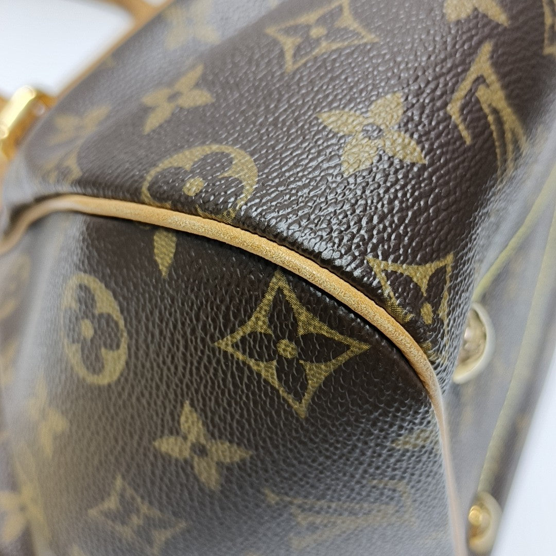 TIVOLI GM Monogram Coated Canvas Brown