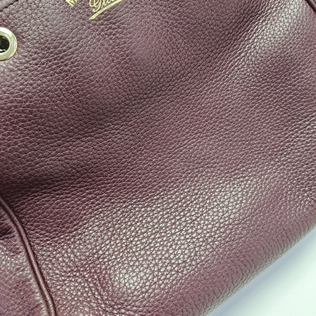 Bamboo 1947 Medium Calfskin Red