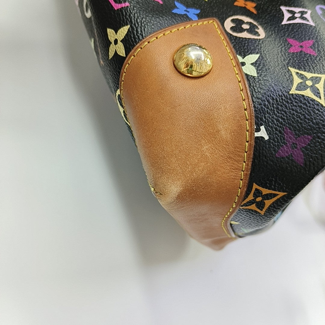 LV × TM URSULA Monogram Coated Canvas Black