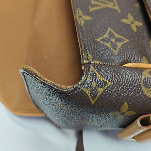 VALMY Monogram Coated Canvas Brown