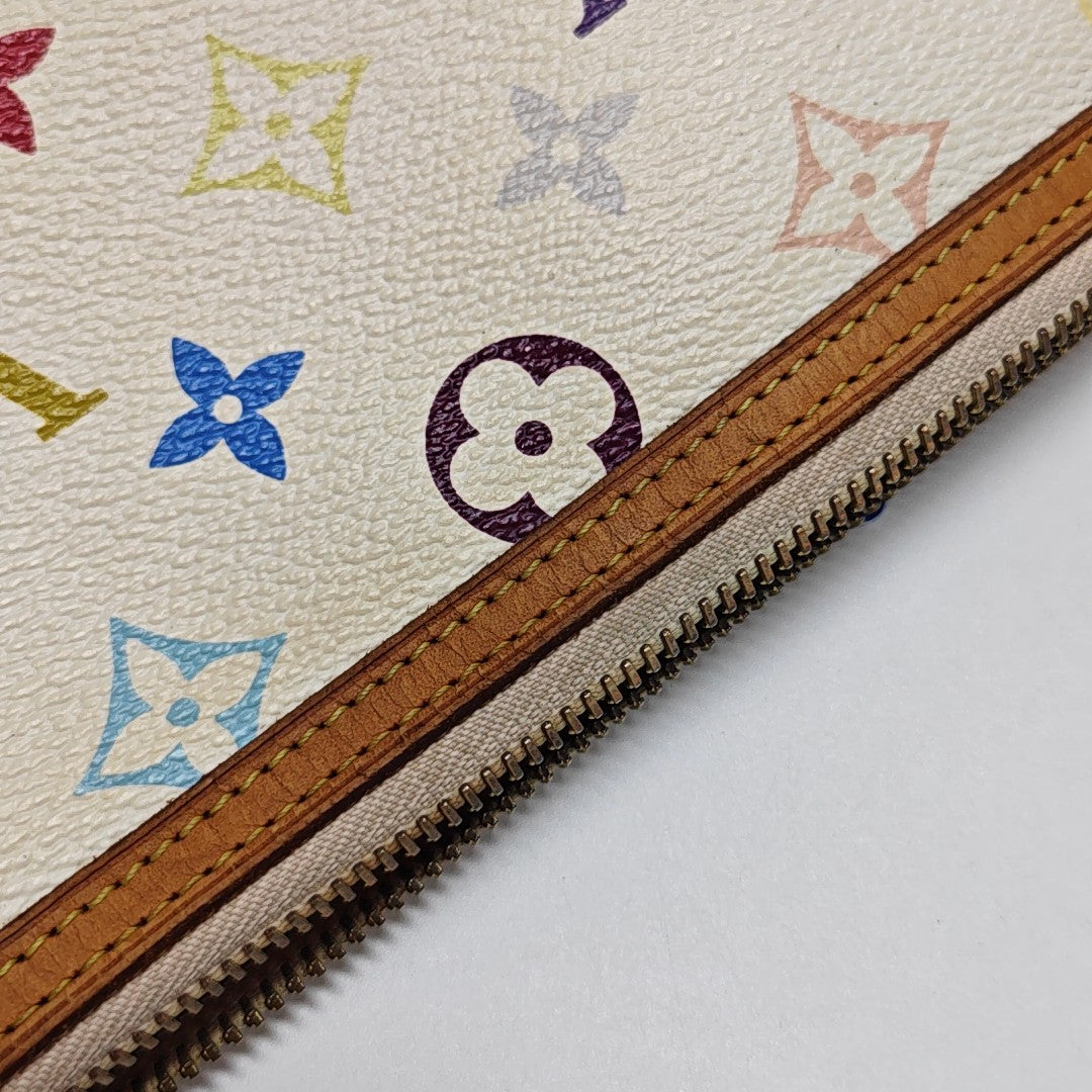 LV × TM VINTAGE MILLA Monogram Coated Canvas White