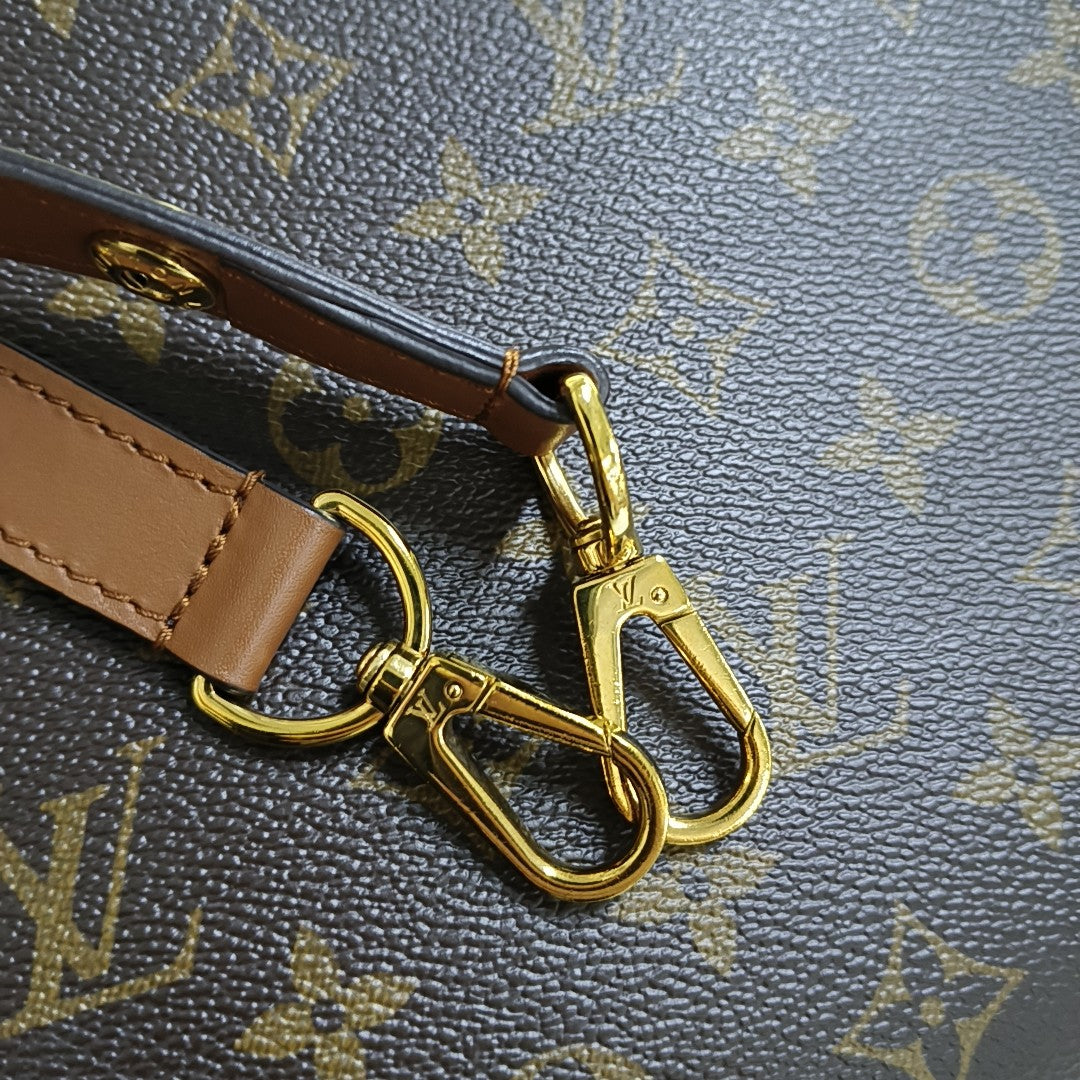 DAUPHINE MM Monogram Coated Canvas Brown