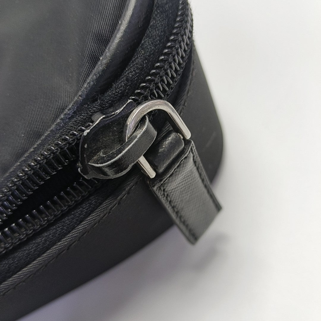 Nylon Shoulder Bag Black