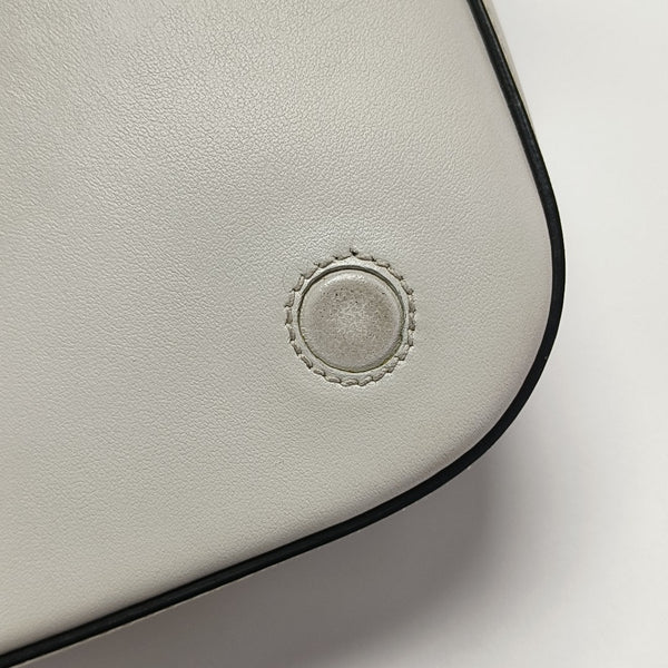 Calfskin Shoulder Bag White