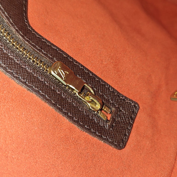 BUCKET PM Damier Ebene Coated Canvas Brown
