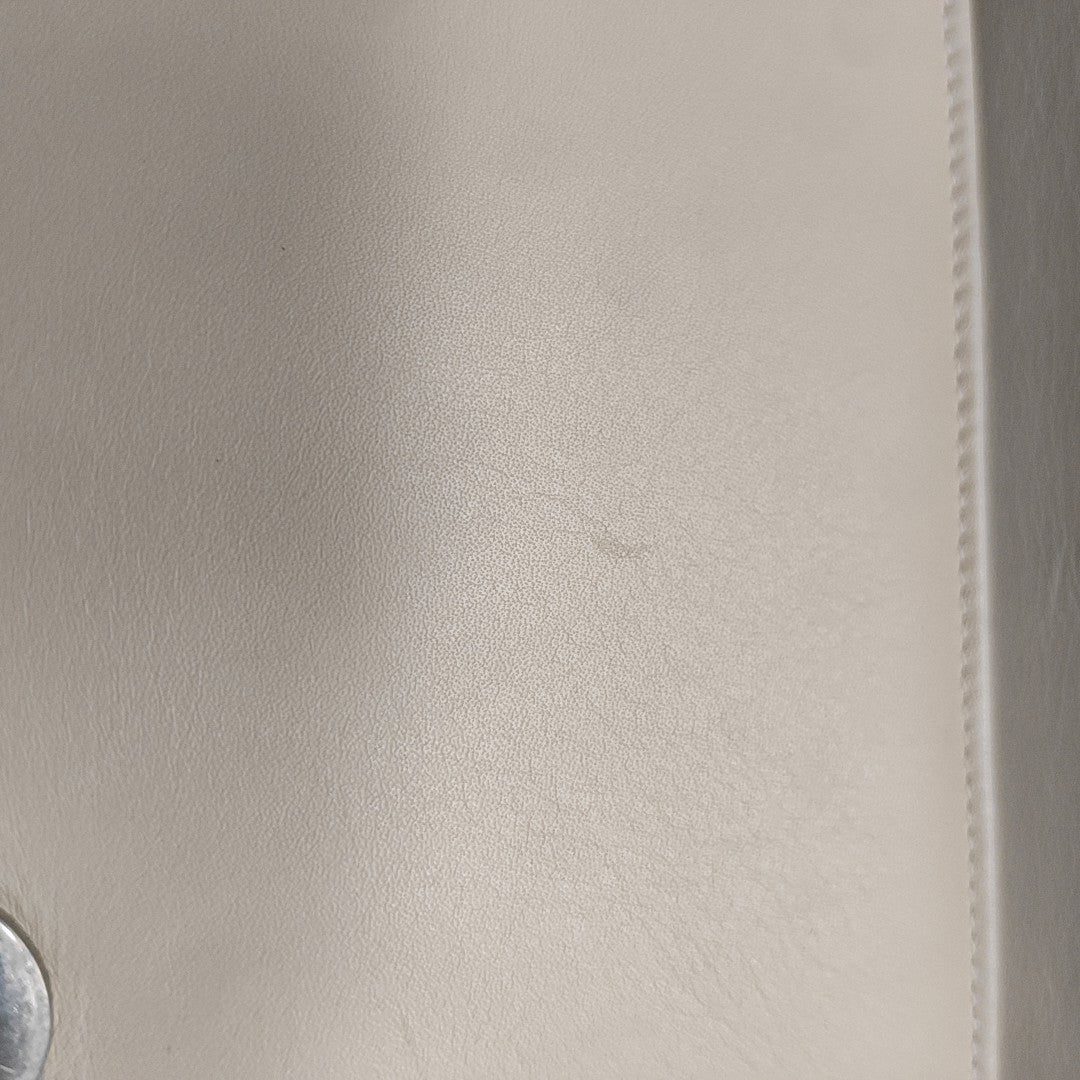 Calfskin Top Handle Bag Beige