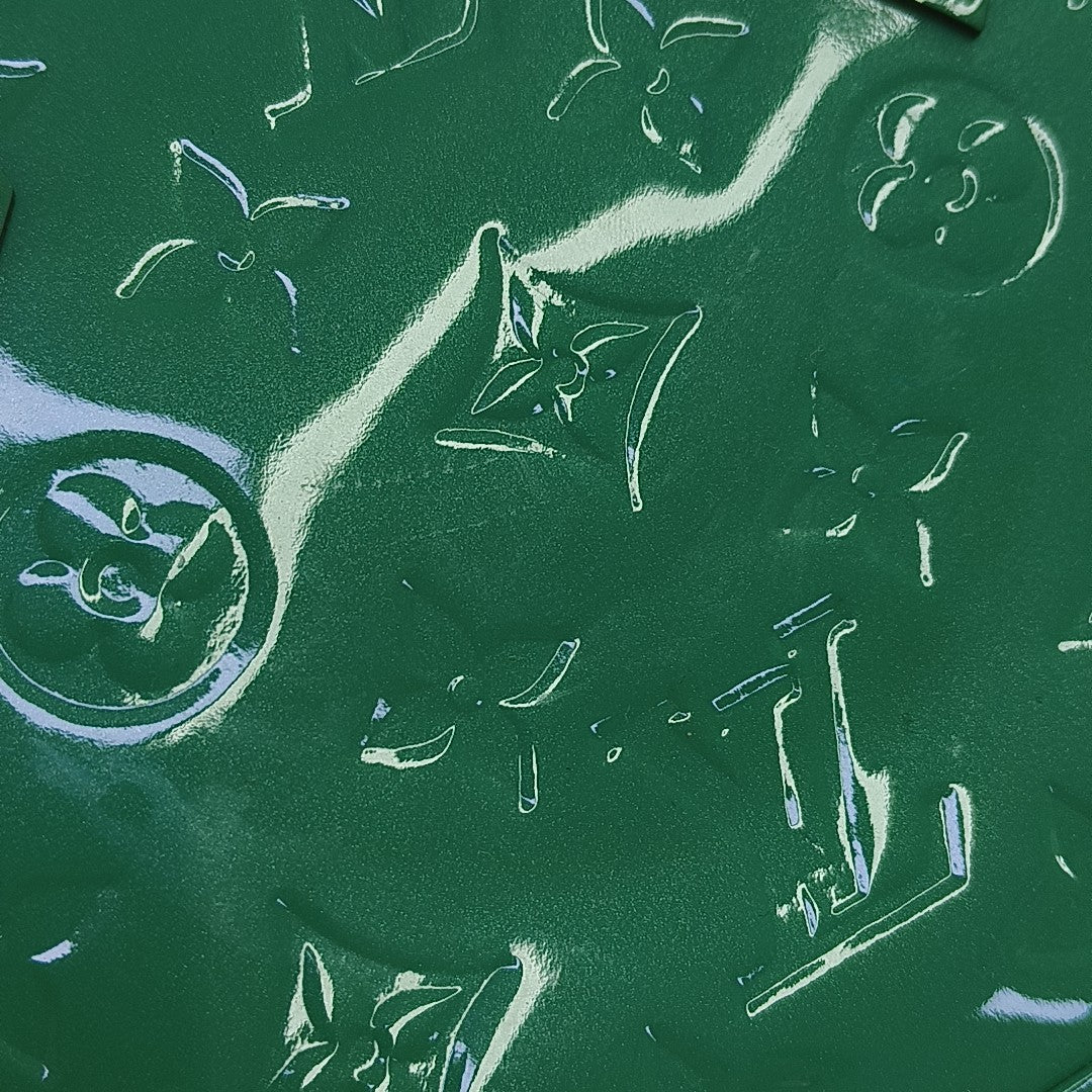 ALMA BB Monogram Patent Leather Green