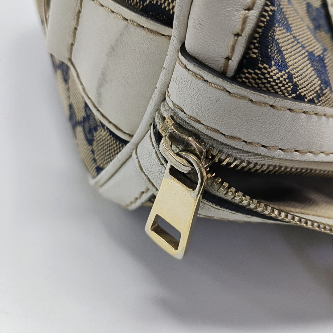 Boston Monogram Canvas Gray