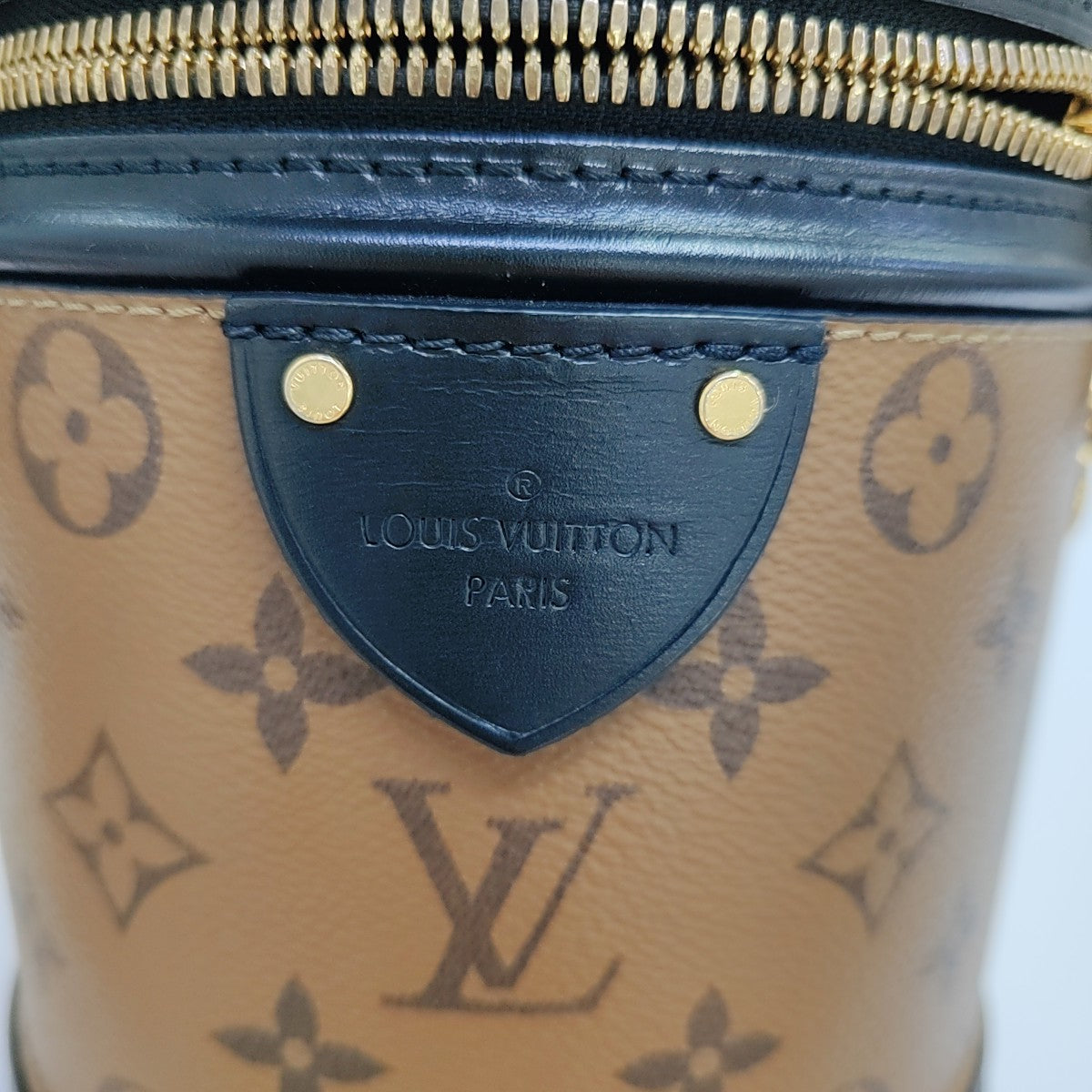 CANNES PM Monogram Coated Canvas Brown
