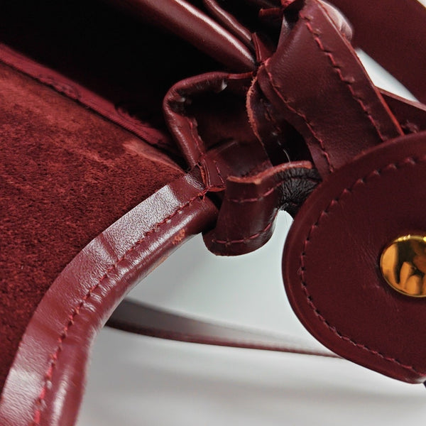 Calfskin Shoulder Bag Red