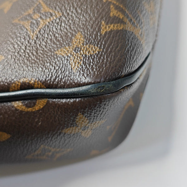 DISTRICT MM Monogram Coated Canvas Brown