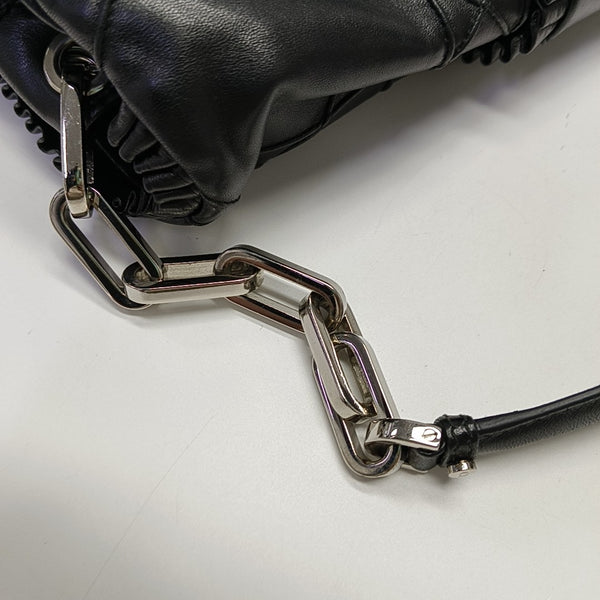 New Lock Cannage Calfskin Black