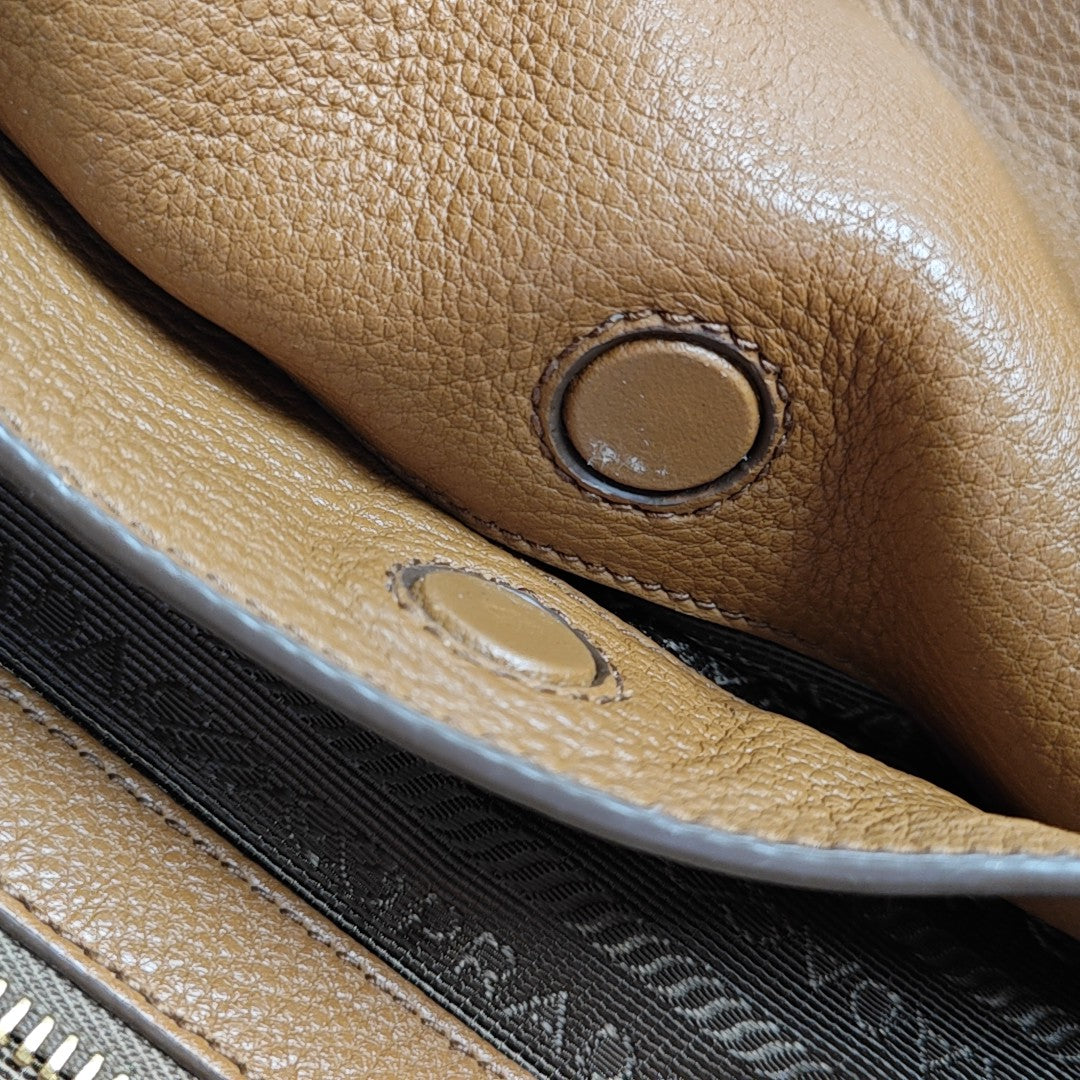 Calfskin Tote Bag Brown
