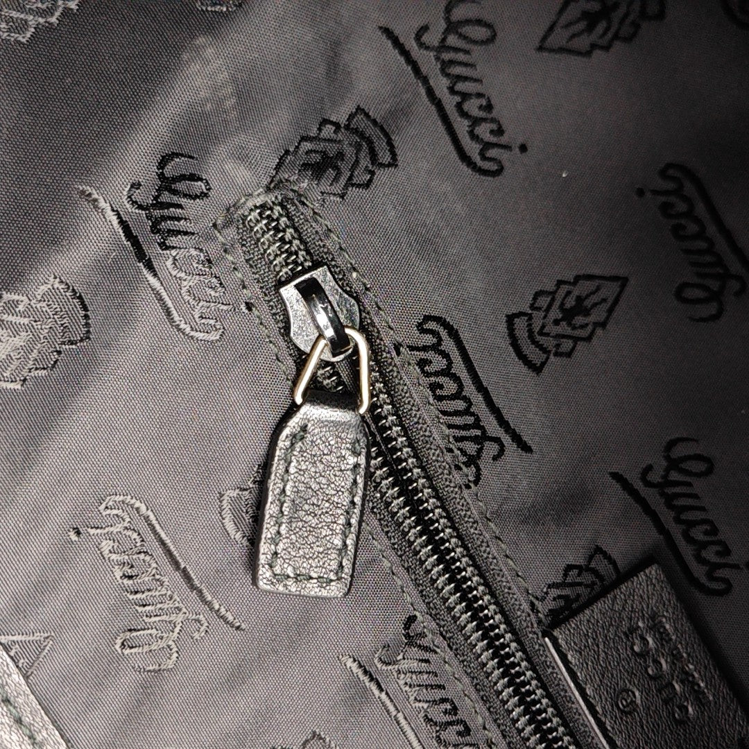 Ligne Shima Monogram Calfskin Black