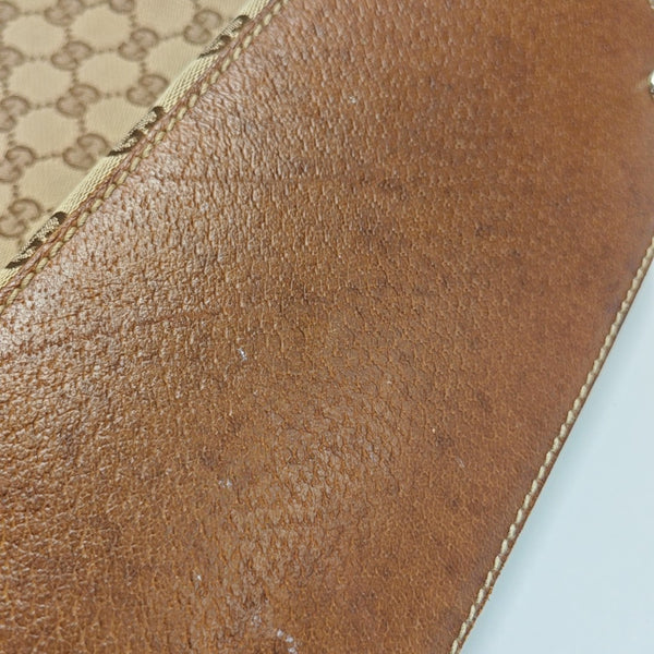 Monogram Canvas Top Handle Bag Brown