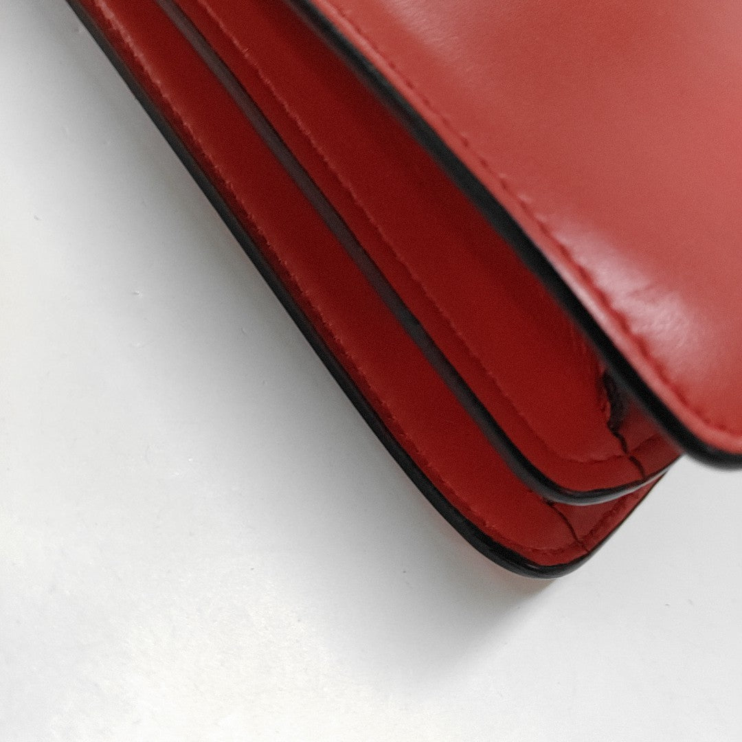 SERPENTI FOREVER Medium Calfskin Red