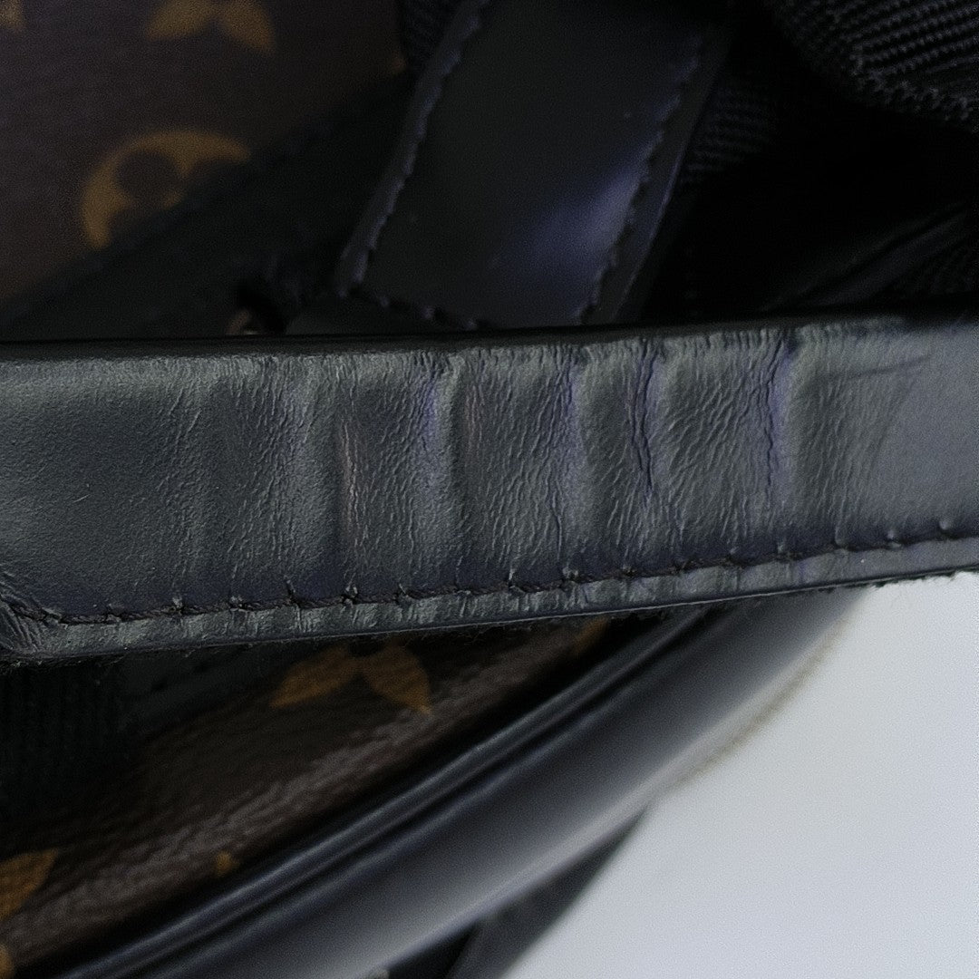 JOSH Monogram Coated Canvas Brown