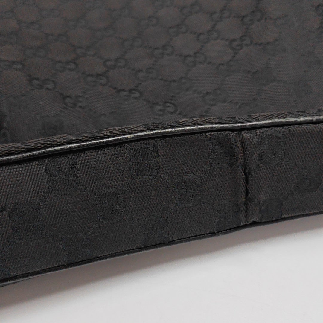Abbey Monogram Canvas Black