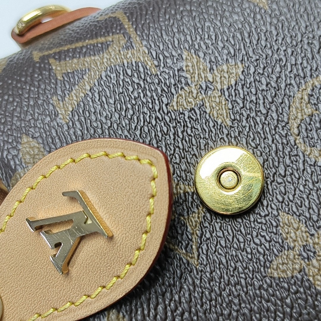 FOLD ME Monogram Coated Canvas Brown