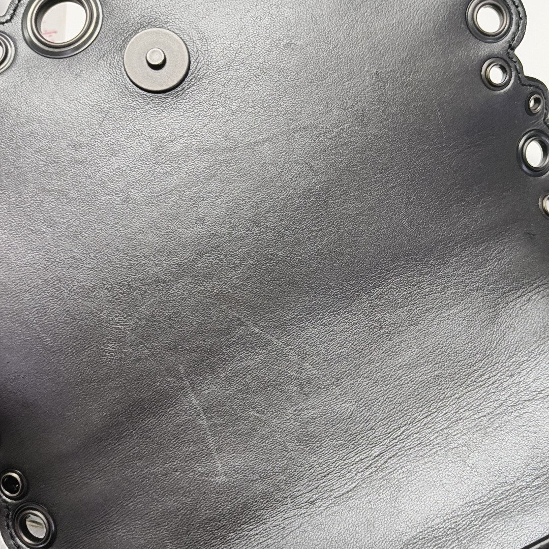 Lambskin Shoulder Bag Gray