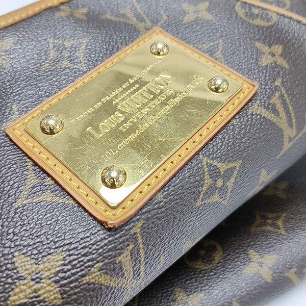 GALLIERA Monogram Coated Canvas Brown