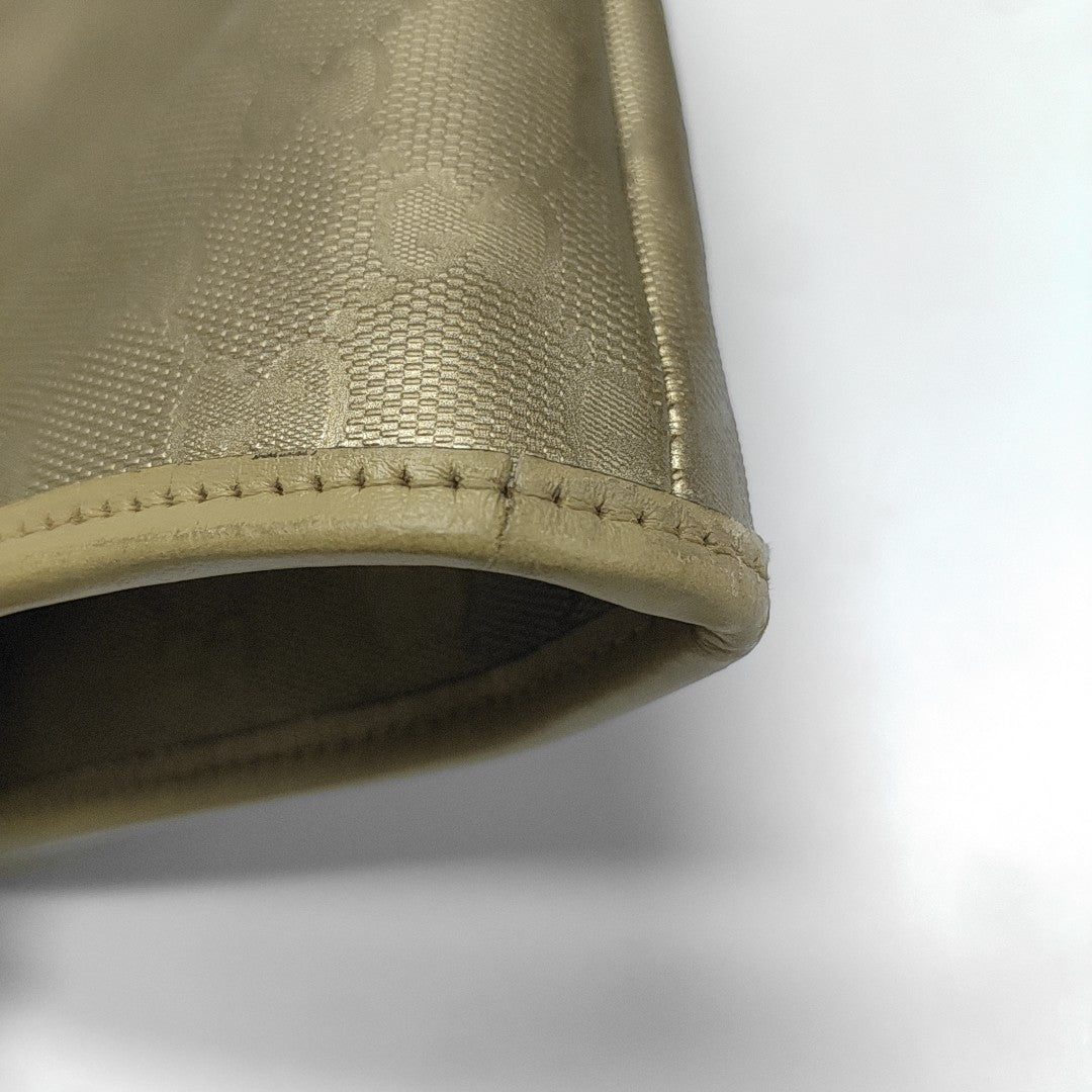 GG Imprime Monogram Coated Canvas Gold