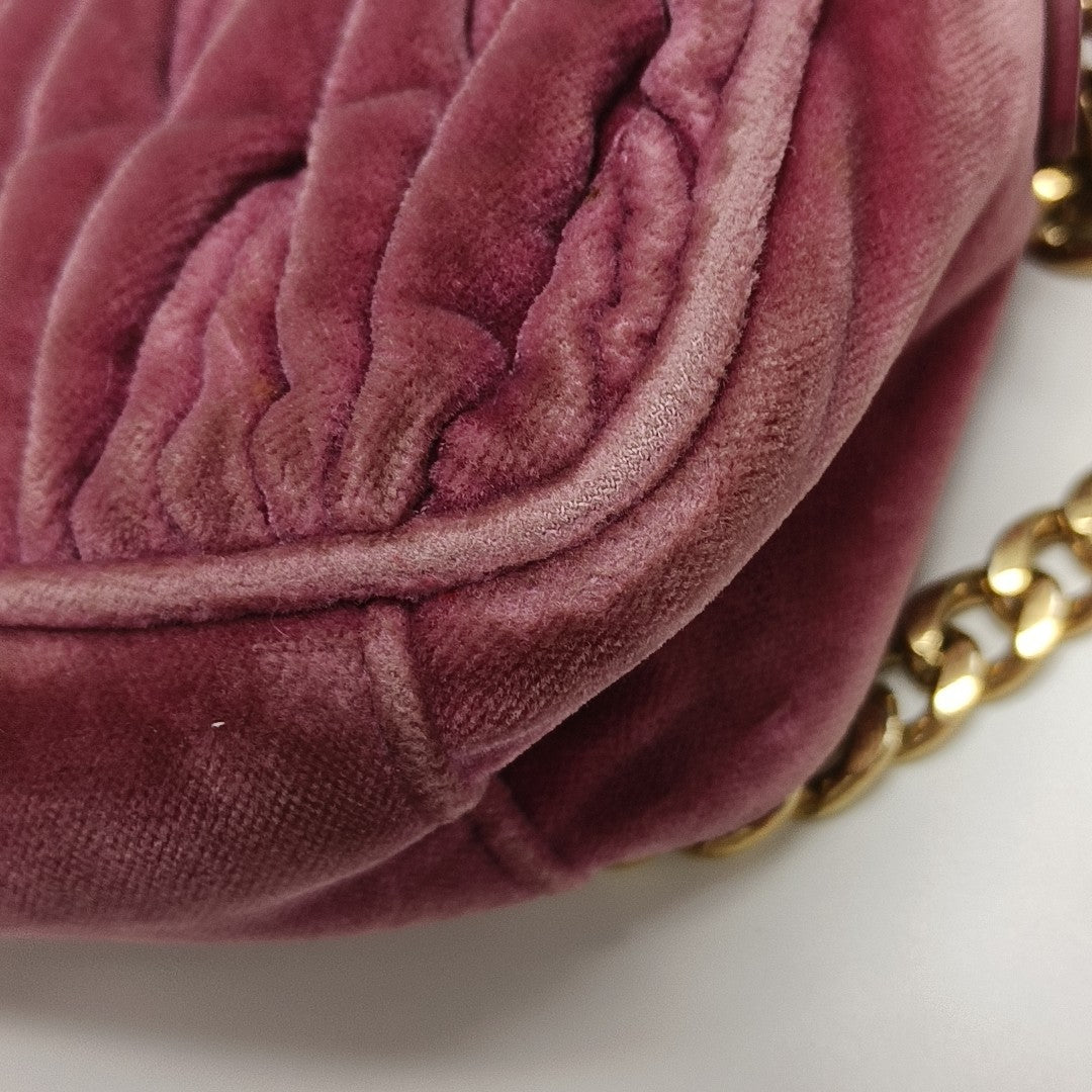 Matelassé Quilted Velvet Beige