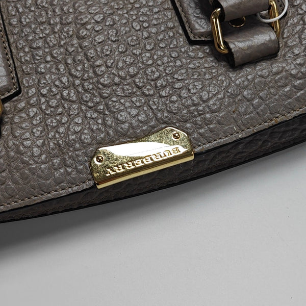 Calfskin Shoulder Bag Gray