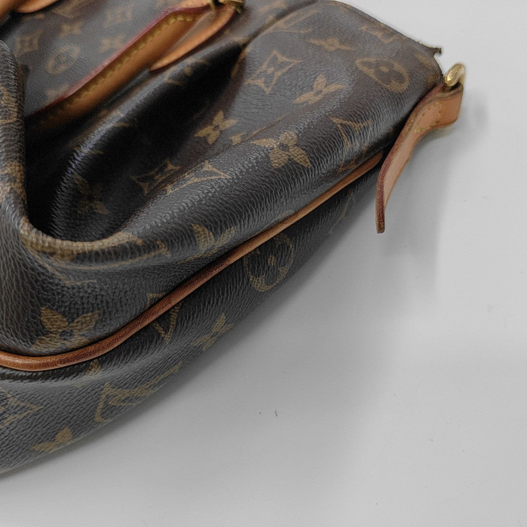 TURENNE PM Monogram Coated Canvas Brown