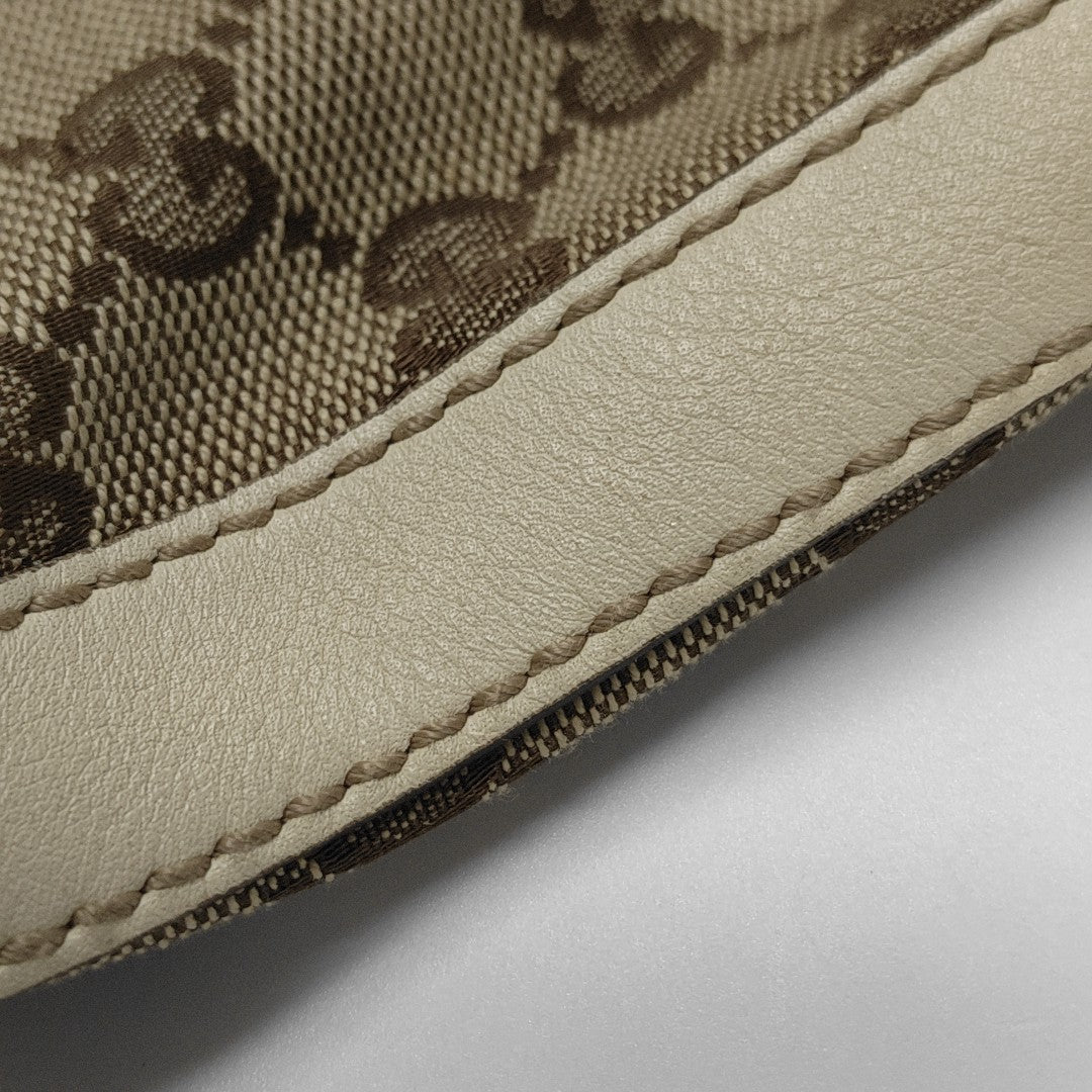 Monogram Canvas Top Handle Bag Brown