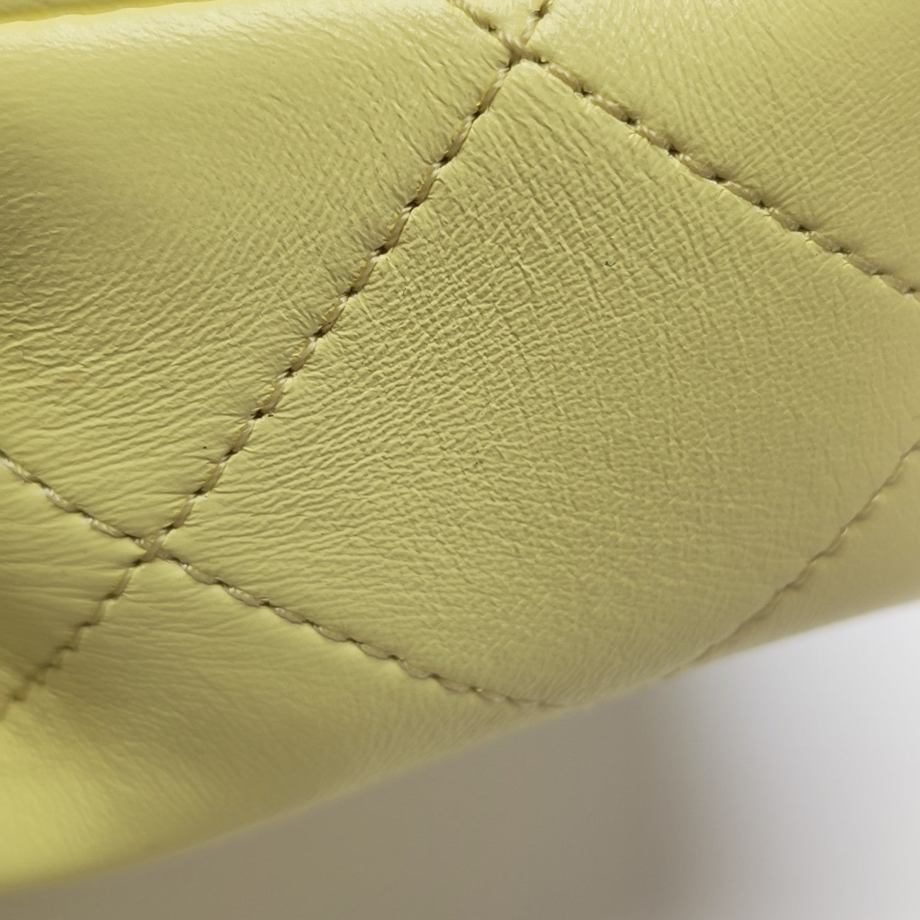 Quilted Lambskin Shoulder Bag Yellow