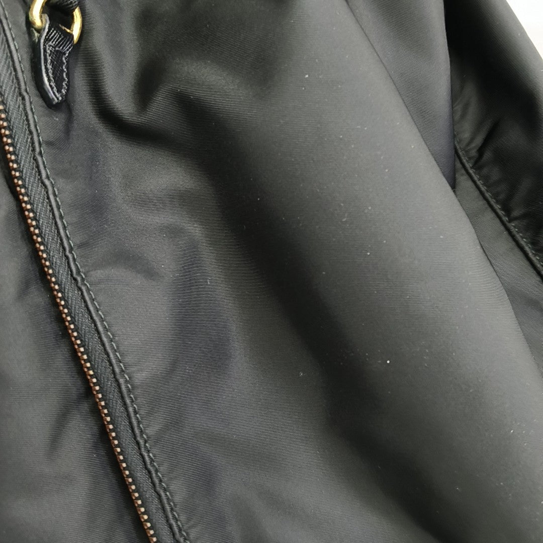 Nylon Shoulder Bag Black