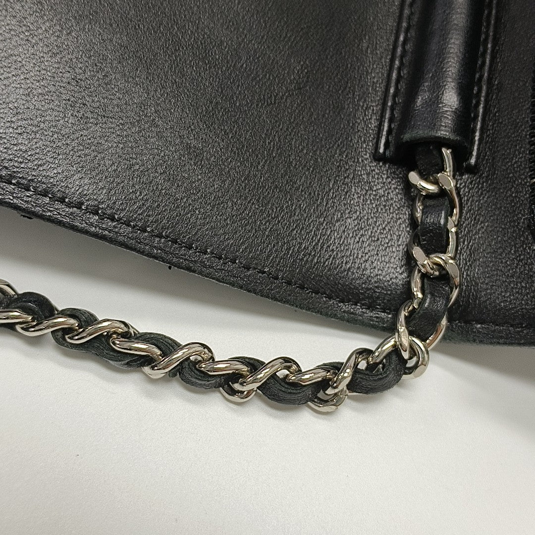 BOY CHANEL Mini Quilted Lambskin Black