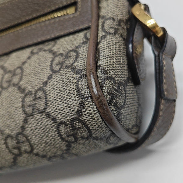 Ophidia Mini Monogram Coated Canvas Beige