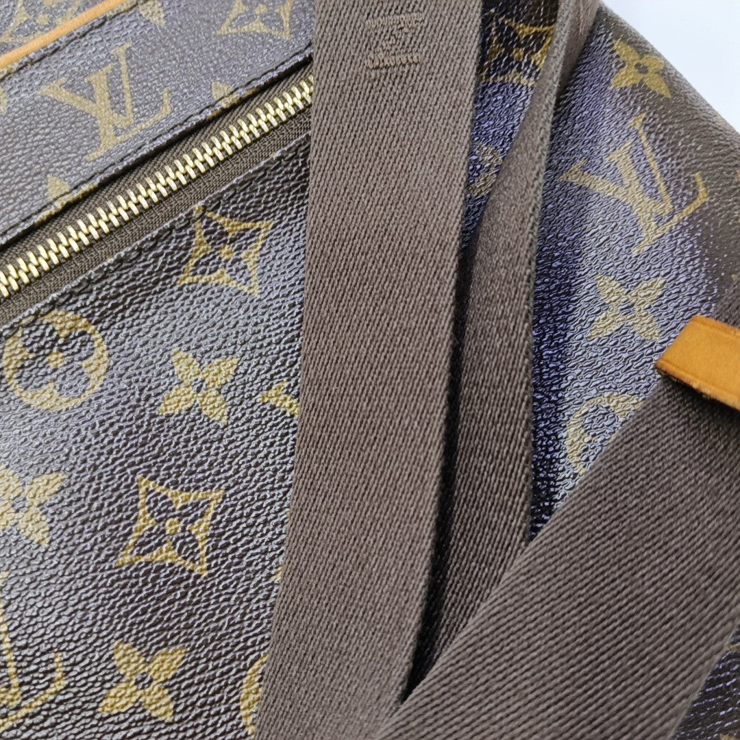 VALMY Monogram Coated Canvas Brown