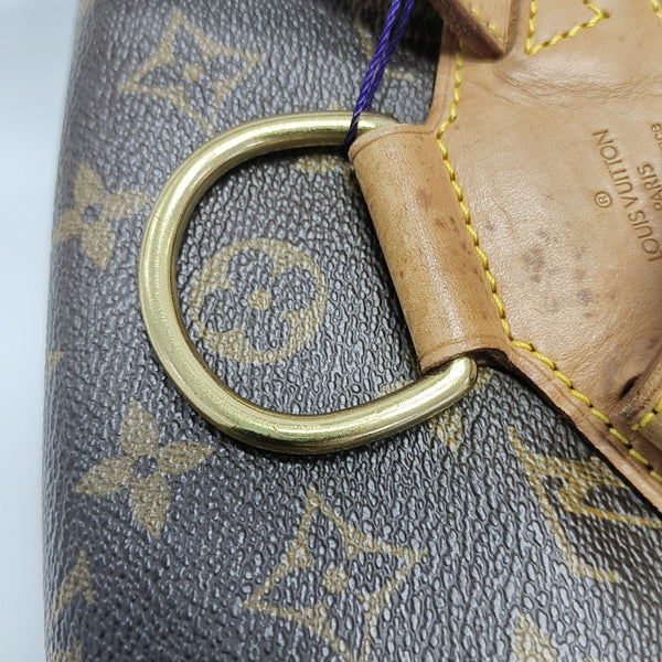 MONTSOURIS MM Monogram Coated Canvas Brown