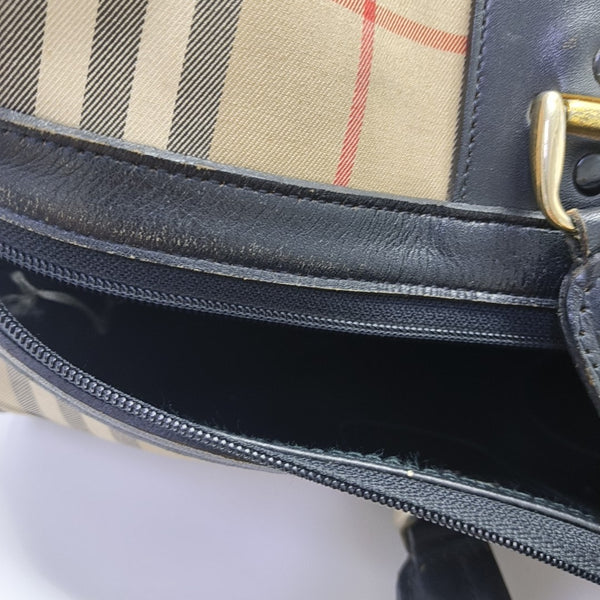 Canvas Top Handle Bag Beige